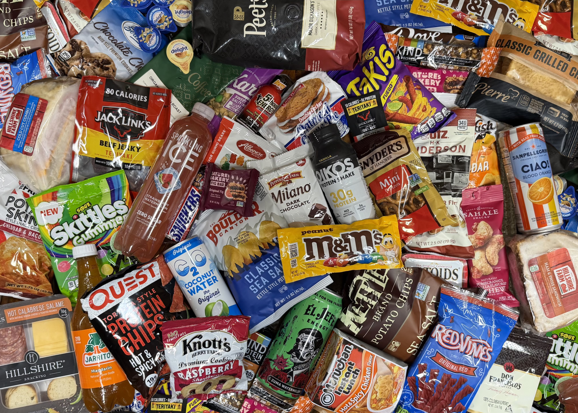 Assorted snacks picture